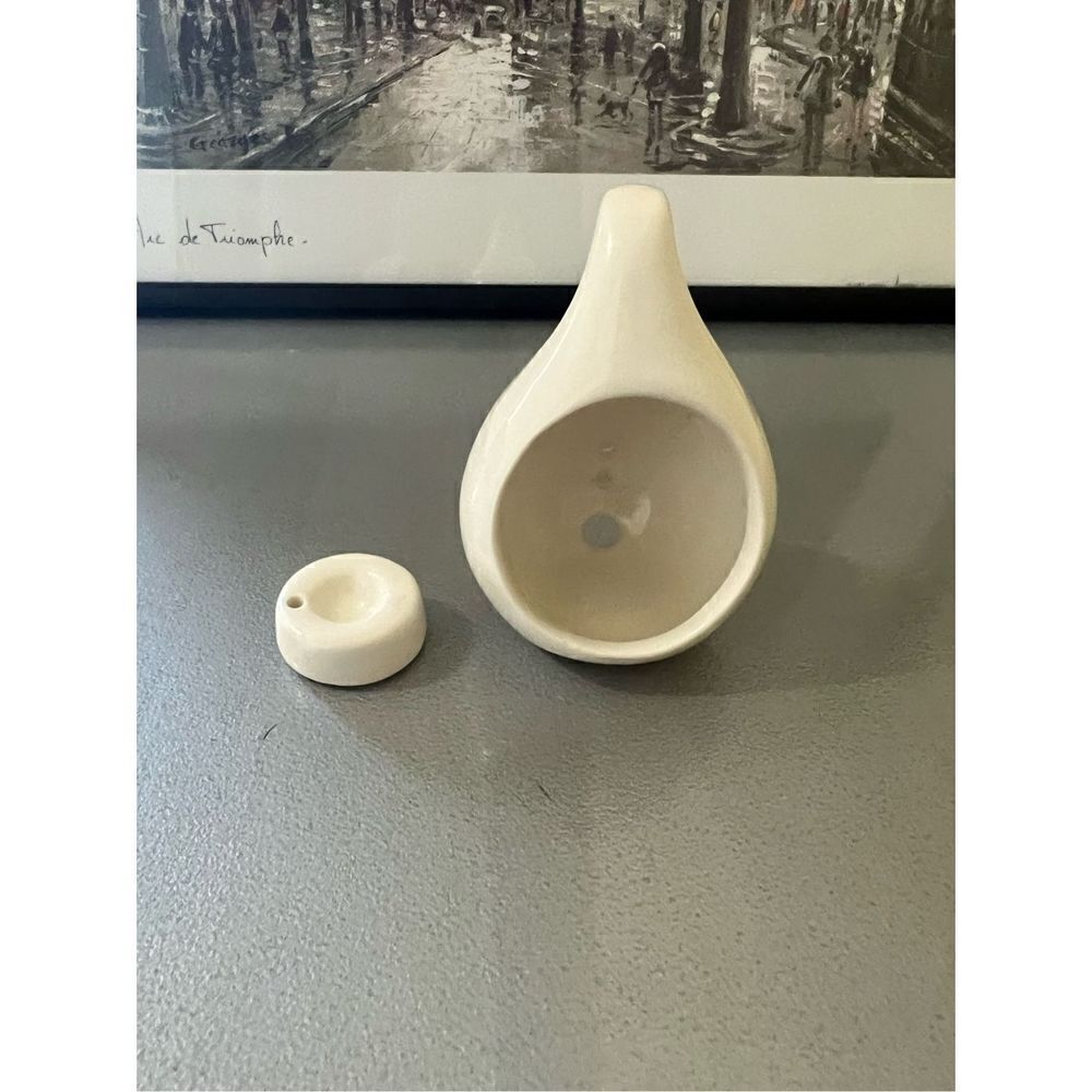 Ceramic Tear Drop Shaped Incense Holder‎ - Picture 2 of 10